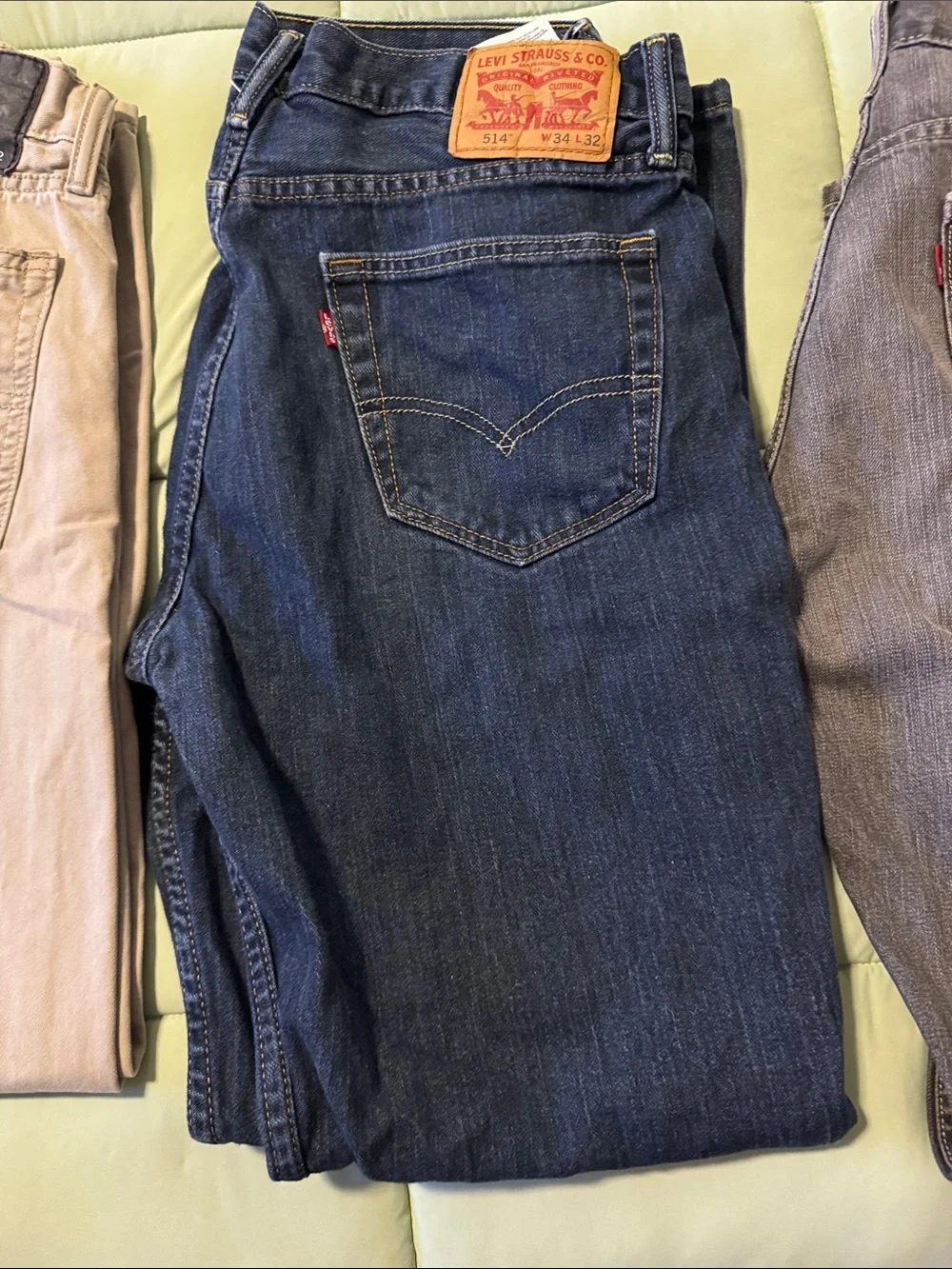 3 pairs of Levi's Men's 34x32 514’s